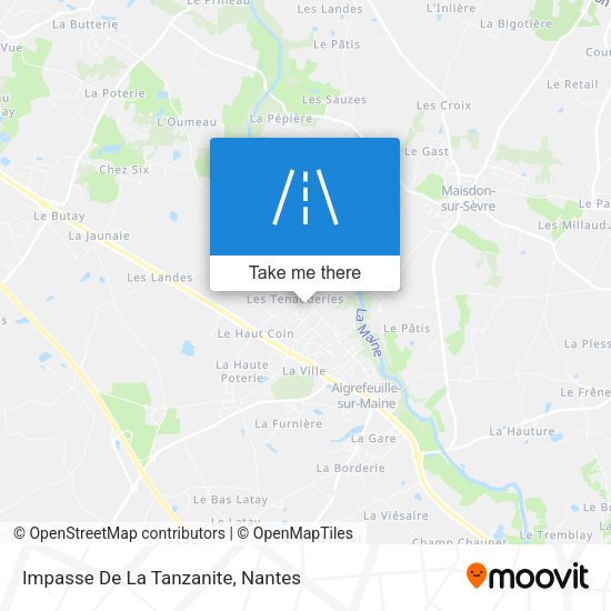 Impasse De La Tanzanite map