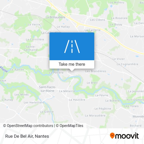 Rue De Bel Air map
