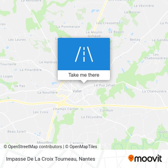 Impasse De La Croix Tourneau map