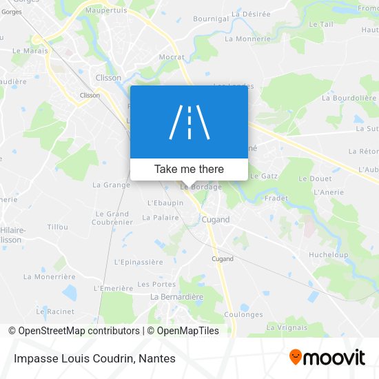 Impasse Louis Coudrin map