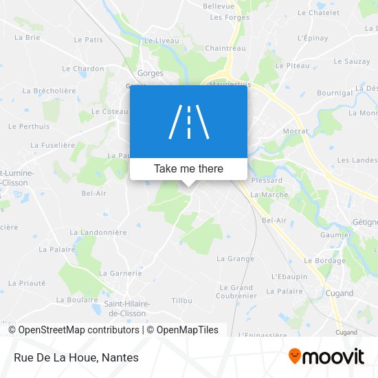 Rue De La Houe map