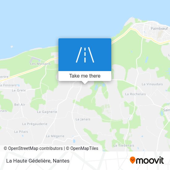La Haute Gédelière map