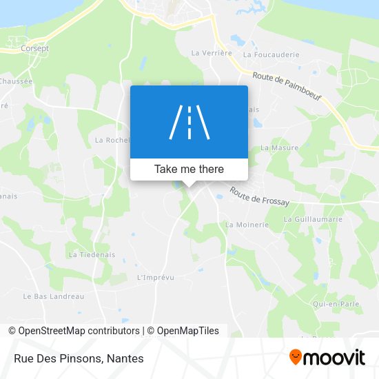 Rue Des Pinsons map