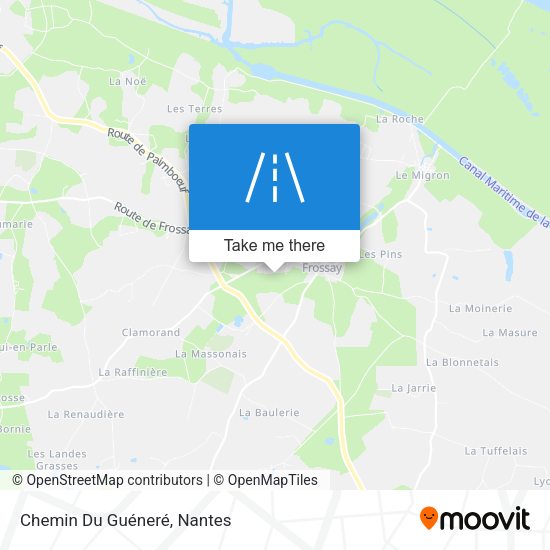 Chemin Du Guéneré map