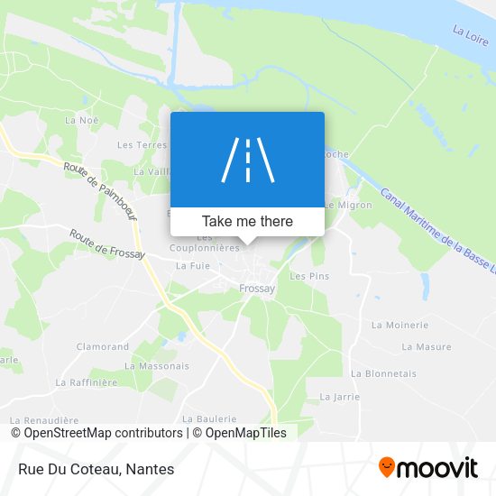 Rue Du Coteau map