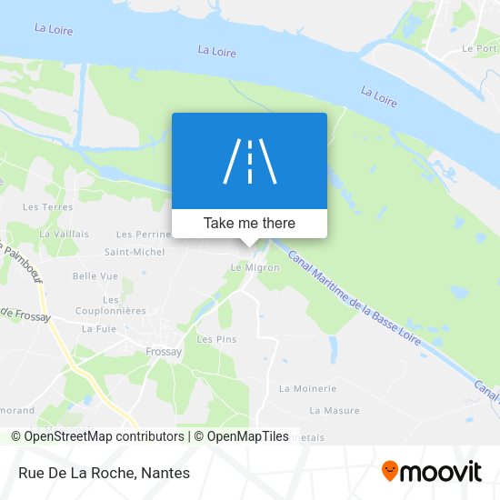 Rue De La Roche map