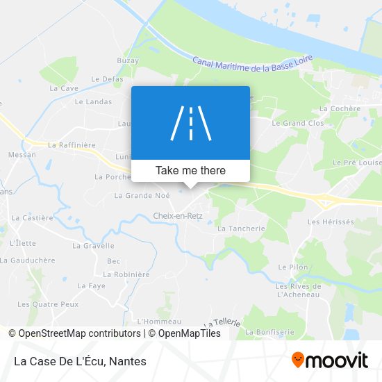 La Case De L'Écu map