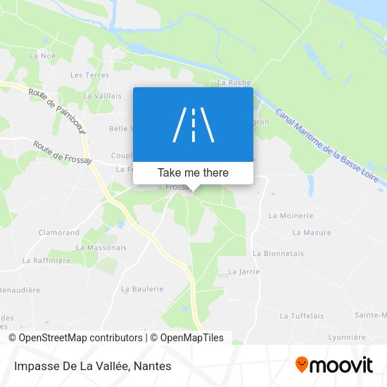 Impasse De La Vallée map