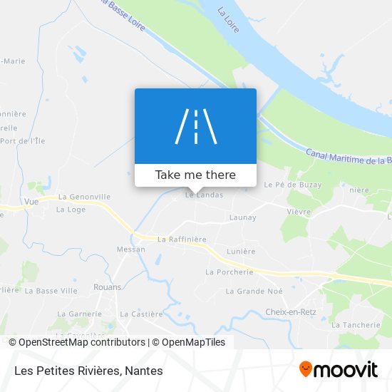 Mapa Les Petites Rivières