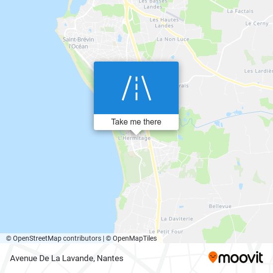 Avenue De La Lavande map