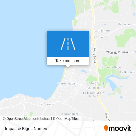 Impasse Bigot map