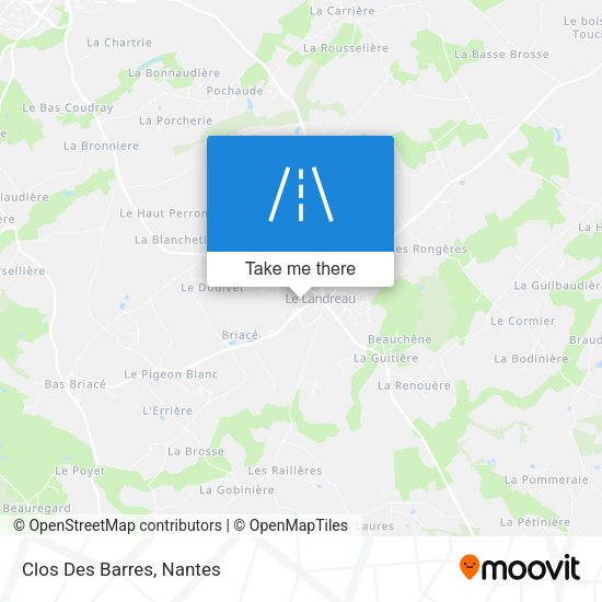 Clos Des Barres map