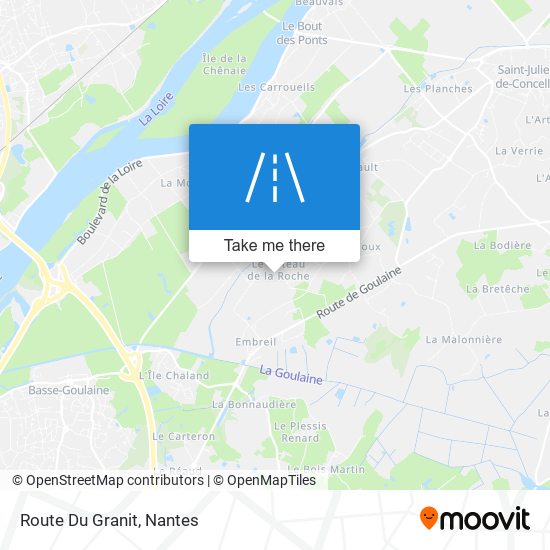 Route Du Granit map