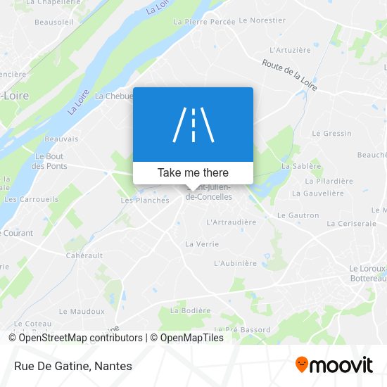 Rue De Gatine map