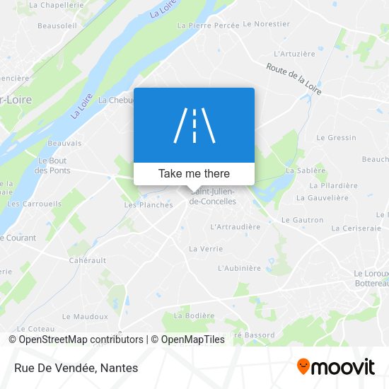 Rue De Vendée map