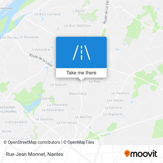 Rue Jean Monnet map