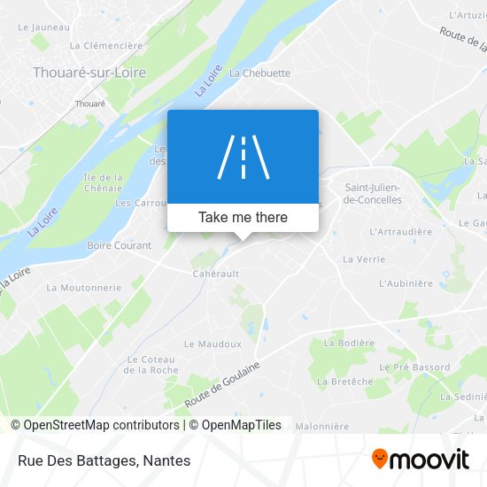 Rue Des Battages map