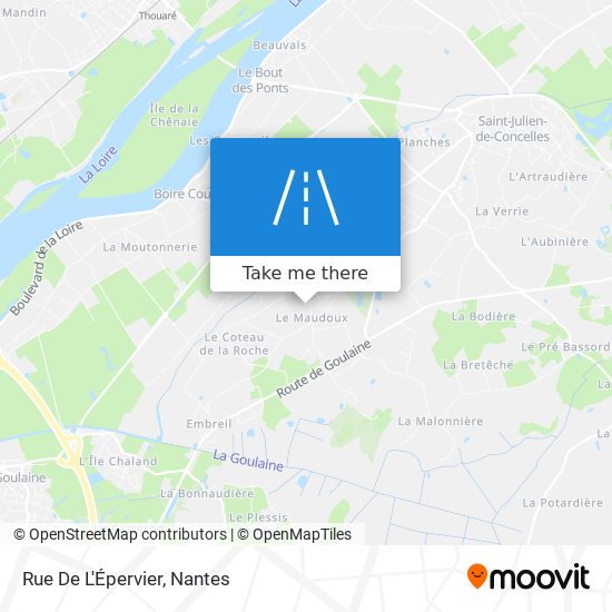 Rue De L'Épervier map