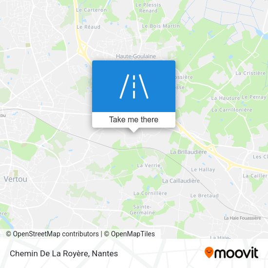 Chemin De La Royère map
