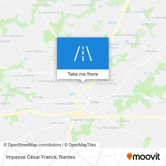 Impasse César Franck map