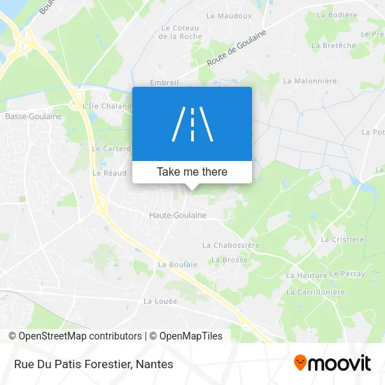 Rue Du Patis Forestier map