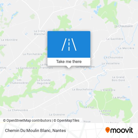 Mapa Chemin Du Moulin Blanc