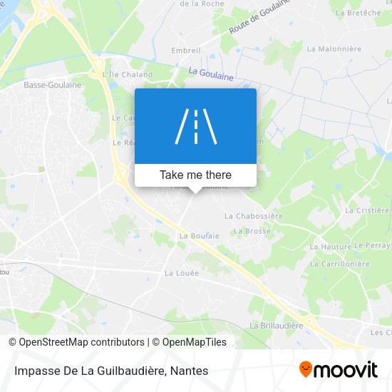 Impasse De La Guilbaudière map