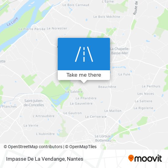 Impasse De La Vendange map