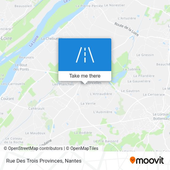 Rue Des Trois Provinces map