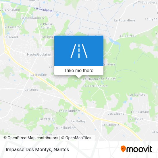 Impasse Des Montys map
