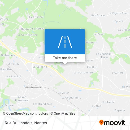 Rue Du Landais map