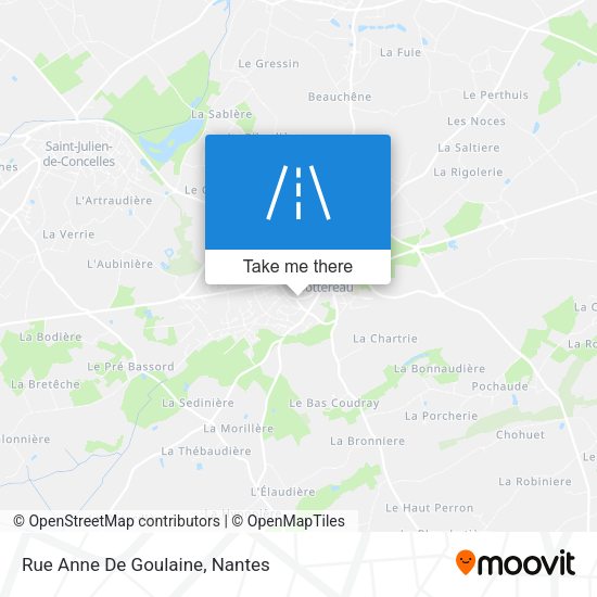 Rue Anne De Goulaine map