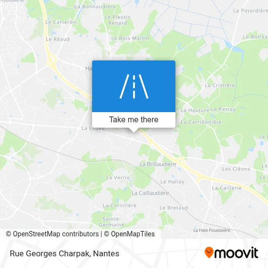 Rue Georges Charpak map