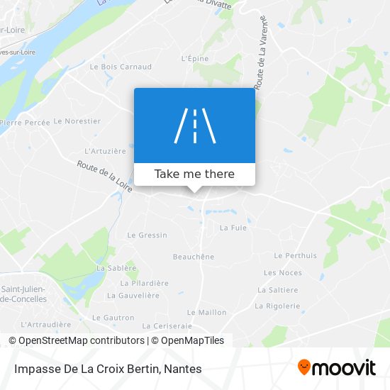 Impasse De La Croix Bertin map