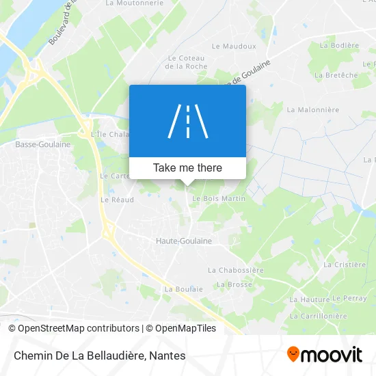 Chemin De La Bellaudière map