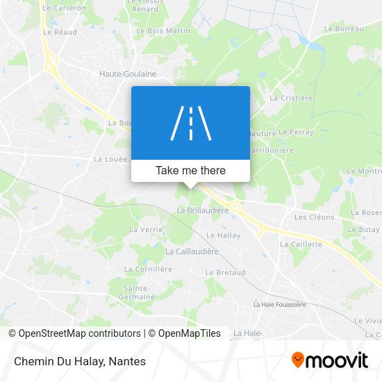 Chemin Du Halay map