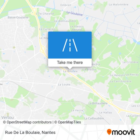 Rue De La Boulaie map