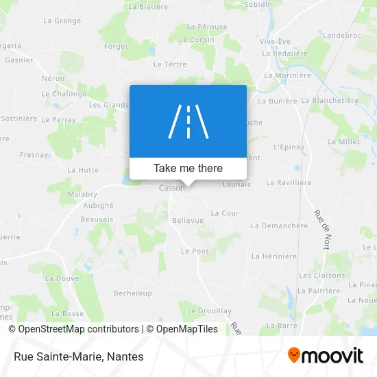 Rue Sainte-Marie map