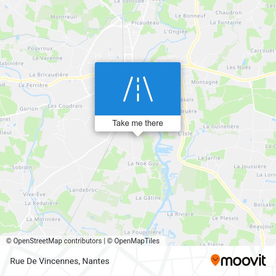 Rue De Vincennes map