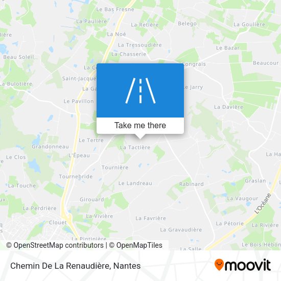 Chemin De La Renaudière map