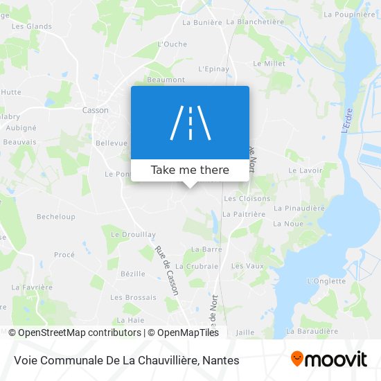 Voie Communale De La Chauvillière map