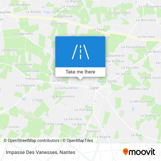 Impasse Des Vanesses map