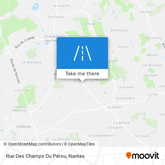 Rue Des Champs Du Pérou map