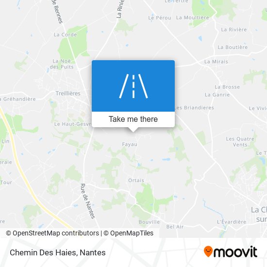 Chemin Des Haies map