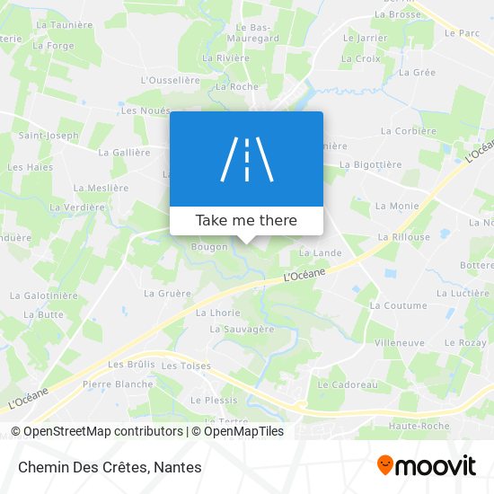 Chemin Des Crêtes map