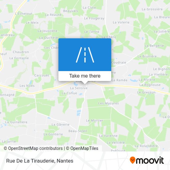 Rue De La Tirauderie map