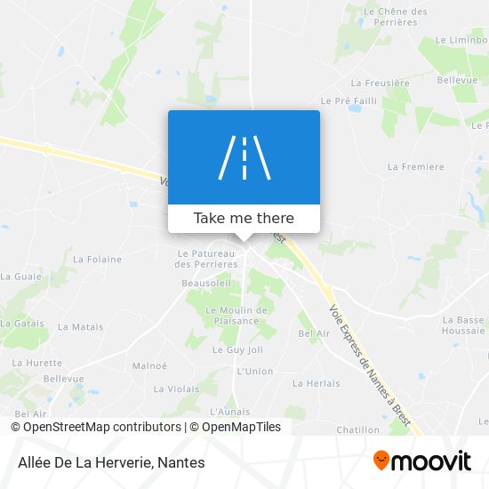Allée De La Herverie map