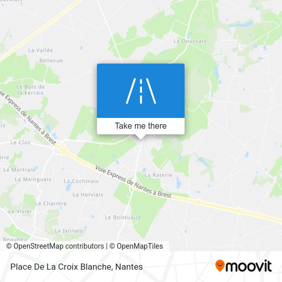 Place De La Croix Blanche map