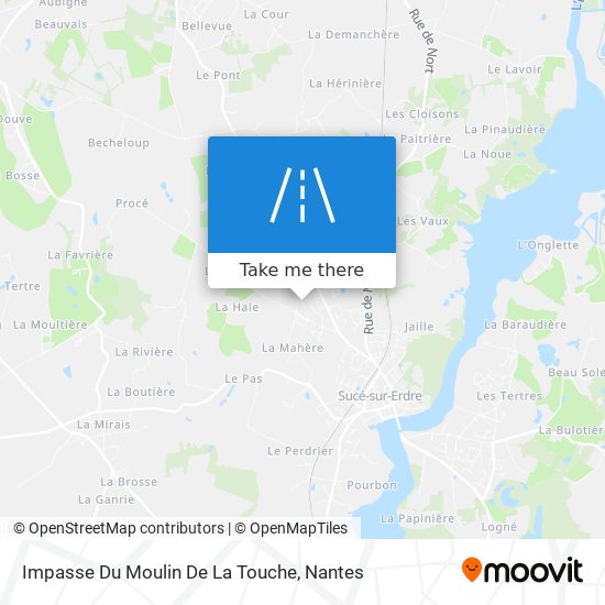 Mapa Impasse Du Moulin De La Touche