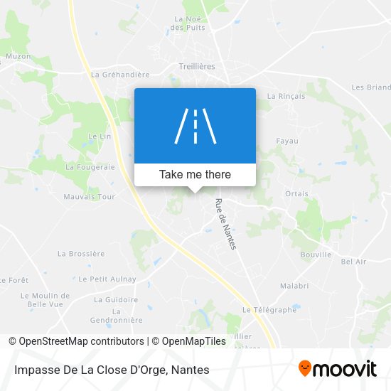 Impasse De La Close D'Orge map